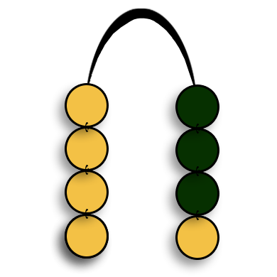 Figura del odù Okana sode
