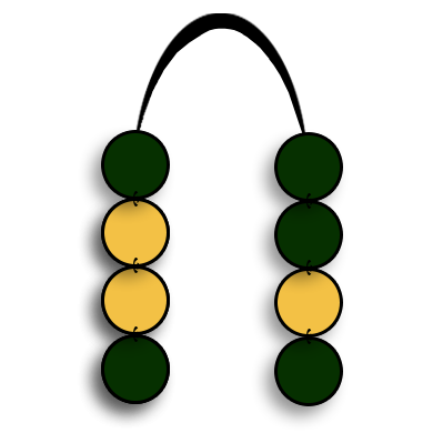 Figura del odù Otrupon adakino