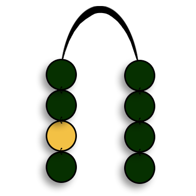 Figura del odù Oyekun batrupon