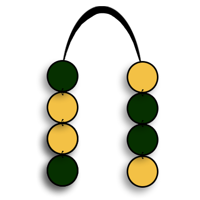 Figura del odù Odi oro